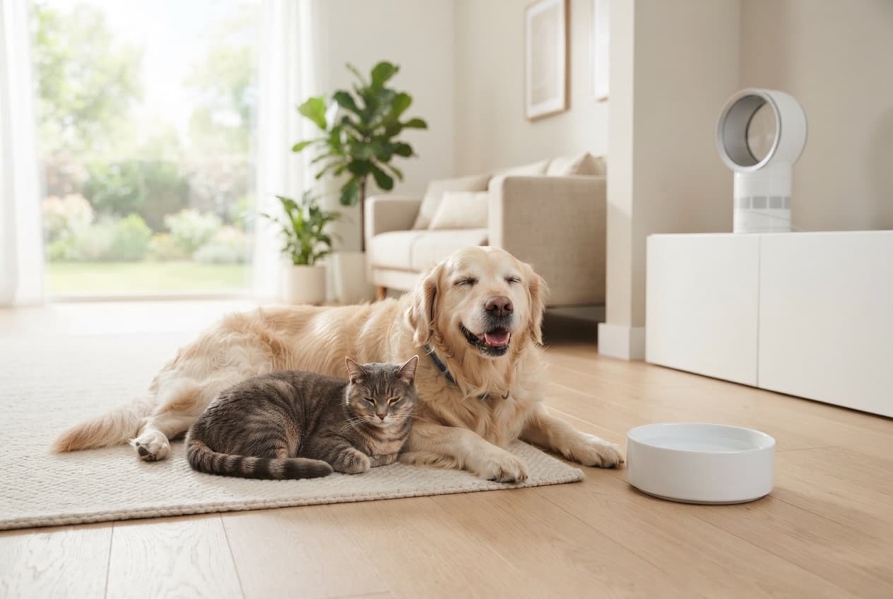 Wenn Deutschland glüht: Hunde und Katzen sicher durch die Hitzewelle bringen